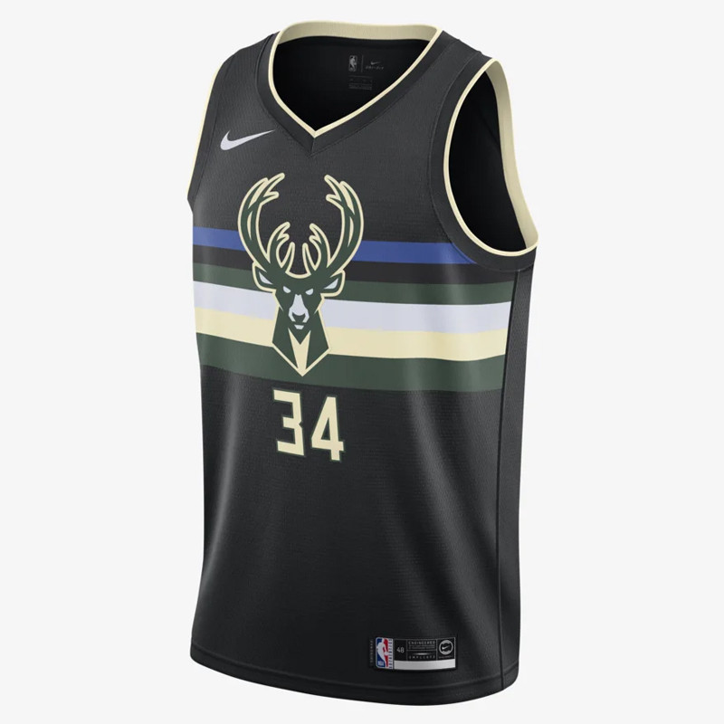 BAJU BASKET NIKE Giannis Antetokounmpo Bucks Statement Edition Swingman Jersey