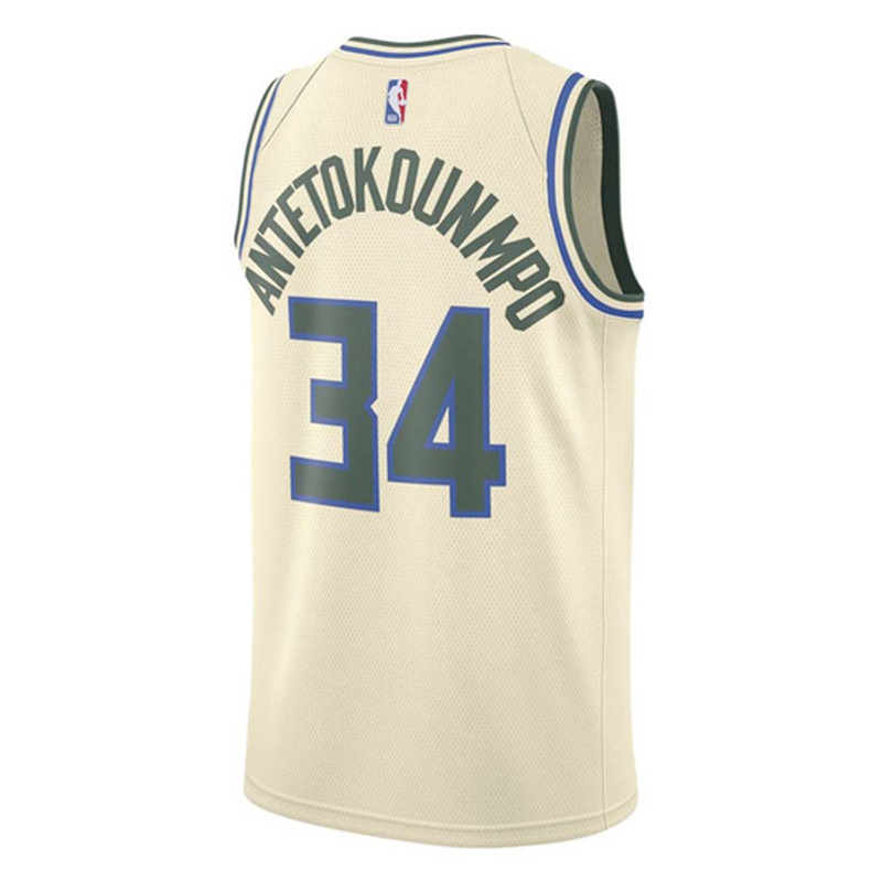 BAJU BASKET NIKE Giannis Antetokounmpo Bucks City Edition Swingman Jersey