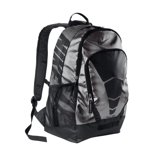 nike max air vapor backpack metallic grey