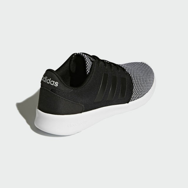 Sepatu Sneakers Adidas Wmns Neo Cloudfoam Qt Racer Black White