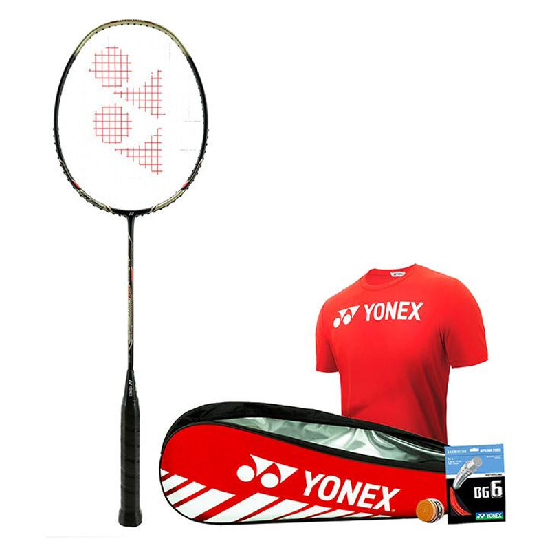 PERALATAN BADMINTON YONEX ArcSaber 69 Light With Rudy Hartono Sign Frame Package