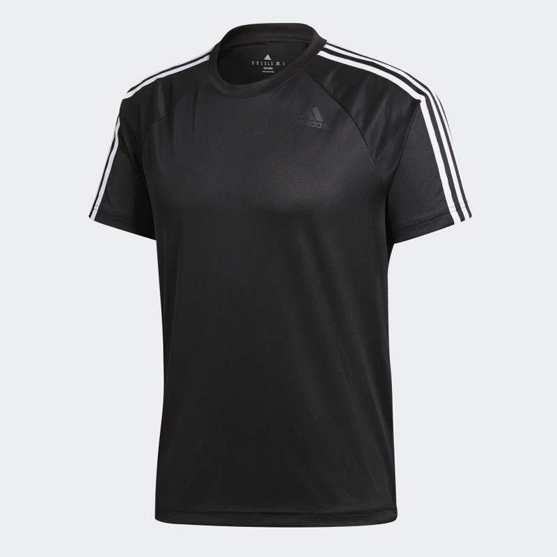 BAJU TRAINING ADIDAS D2M 3-Stripes Tee