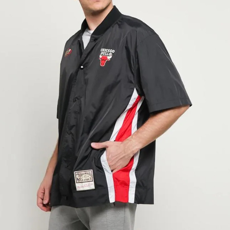 BAJU BASKET MITCHELL N NESS Chicago Packable Nylon Shooting Shirt