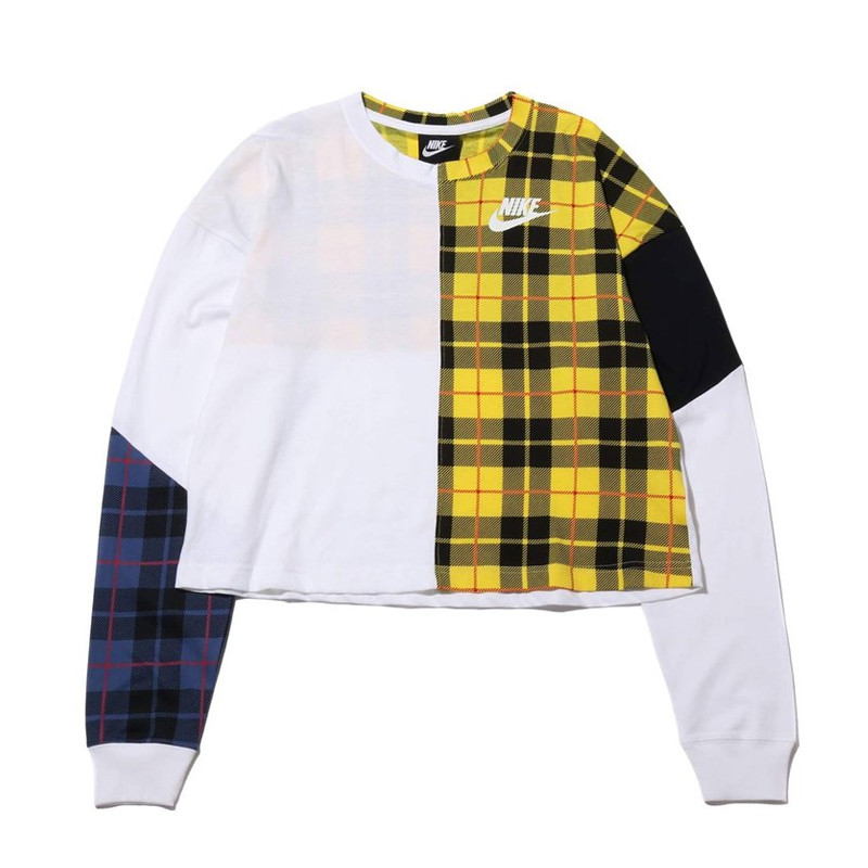 Wmns Sportswear Top Long Sleeve Plaid foto 3