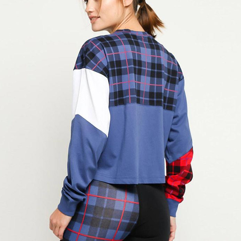 Wmns Sportswear Top Long Sleeve Plaid foto 2