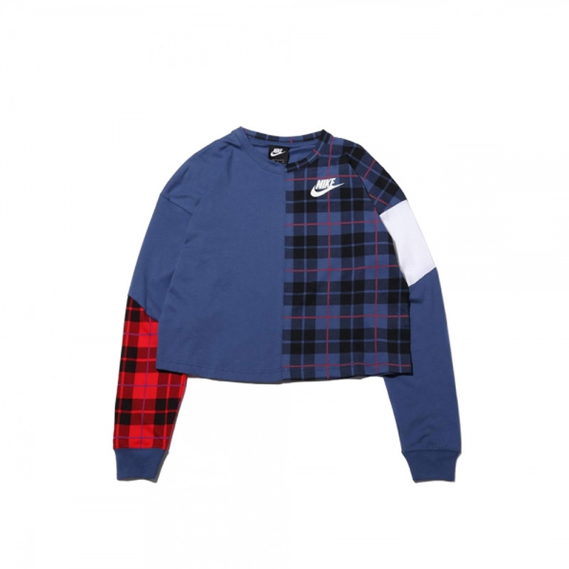 Wmns Sportswear Top Long Sleeve Plaid foto 3
