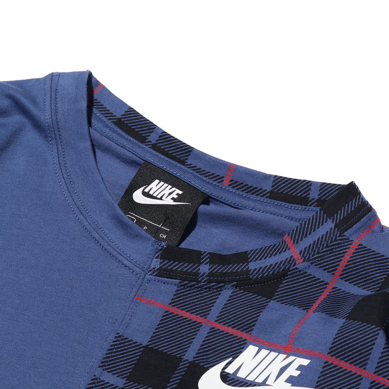 Wmns Sportswear Top Long Sleeve Plaid foto 4