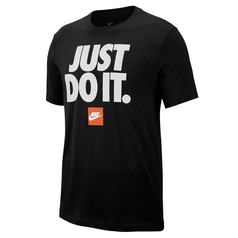 Just Fo It Baju Sneakers Nike Sportswear Just Do It Tee Black