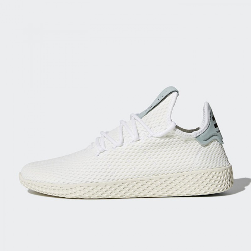 Sepatu Sneakers Adidas Pharrell X Tennis Hu White Green