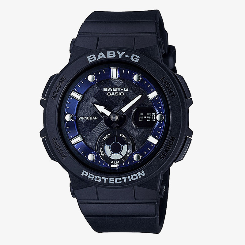 Jam Tangan Casio Baby g Neon Illuminator Digital Analog Watch Black