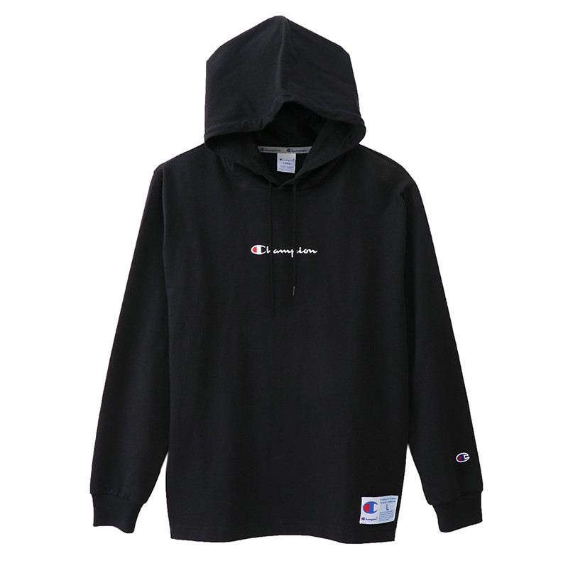 BAJU SNEAKERS CHAMPION LONG SLEEVE HOODED Tee