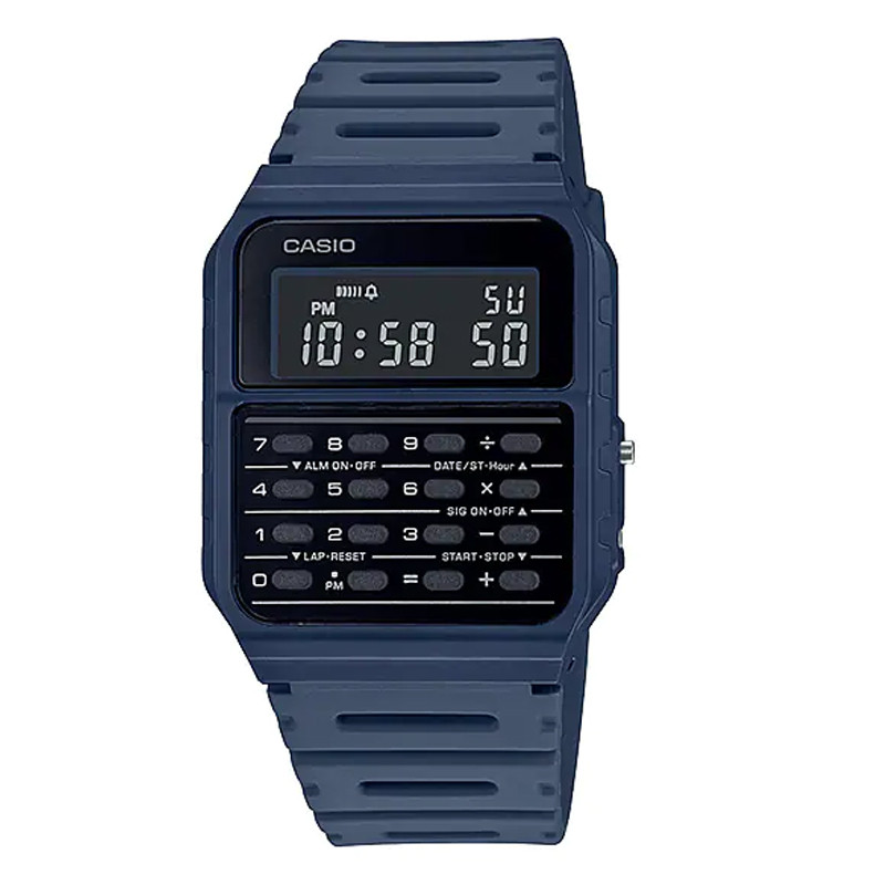 JAM TANGAN  CASIO Calculator Databank Digital Dial