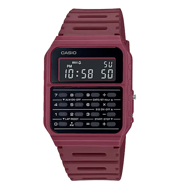 JAM TANGAN  CASIO Calculator Databank Digital Dial