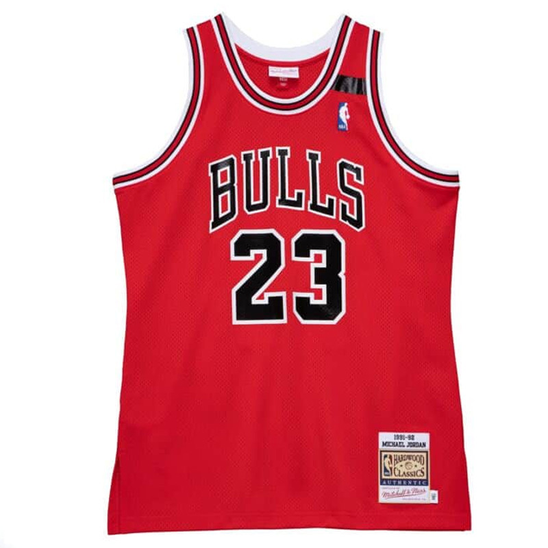 BAJU BASKET MITCHELL N NESS Authentic Michael Jordan Chicago Bulls 1991-92 Jersey