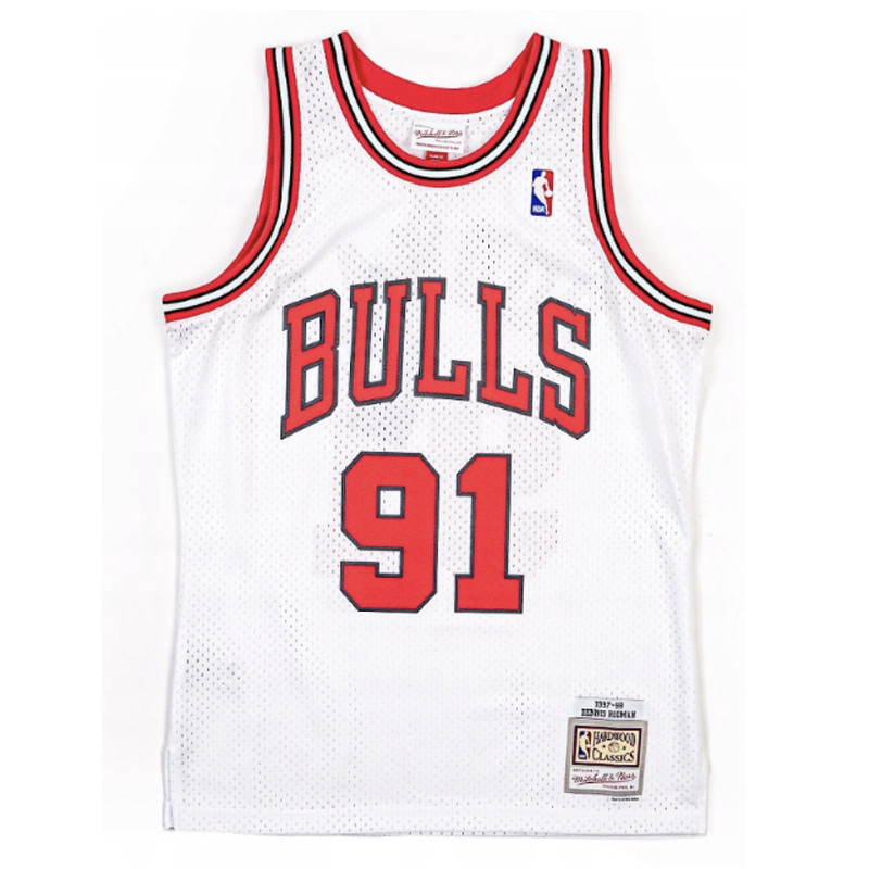 BAJU BASKET MITCHELL N NESS Chicago Bulls Nba Swingman Jersey Bulls 97-98 Dennis Rodman