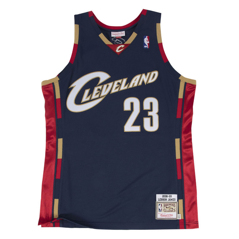 BAJU BASKET MITCHELL N NESS Lebron James Cleveland Cavaliers 2008-2009 Throwback Jesey