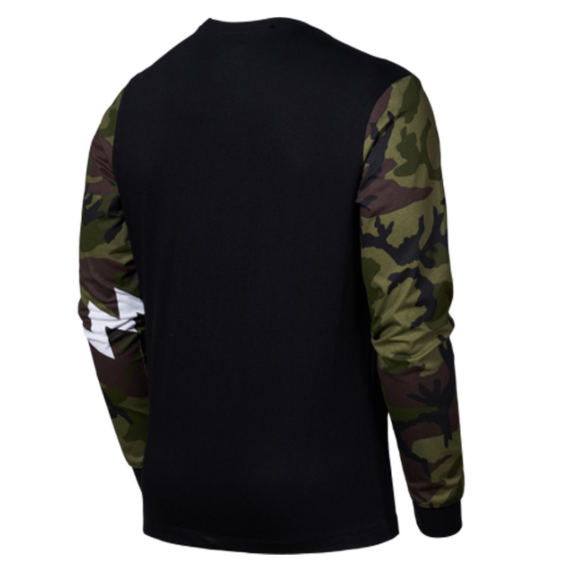 BAJU BASKET NIKE Basketball Camo Long-Sleeve Top
