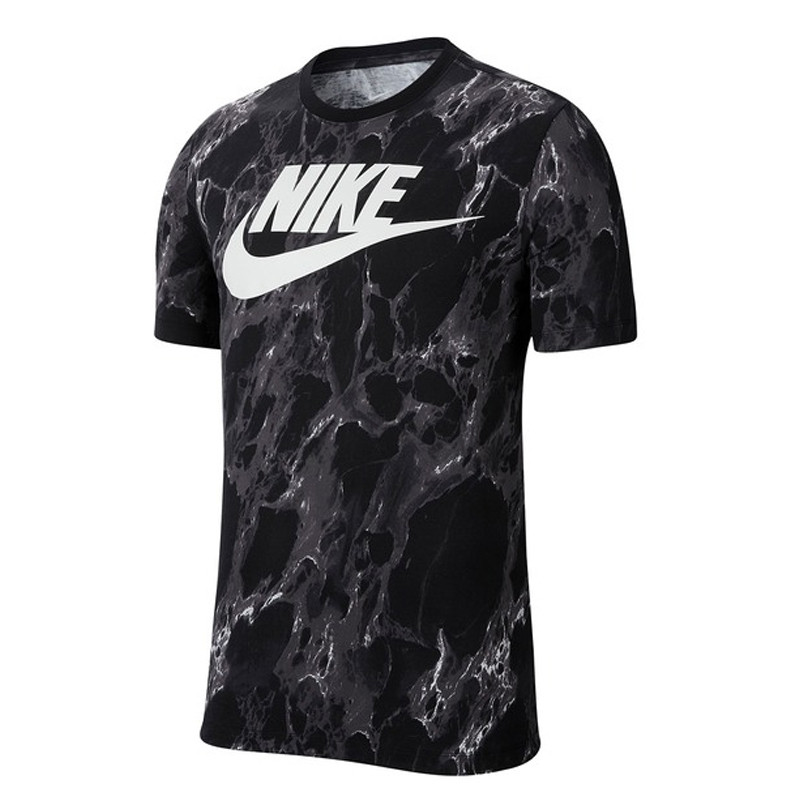 BAJU BASKET NIKE Fran Swoosh Tee All Over Print