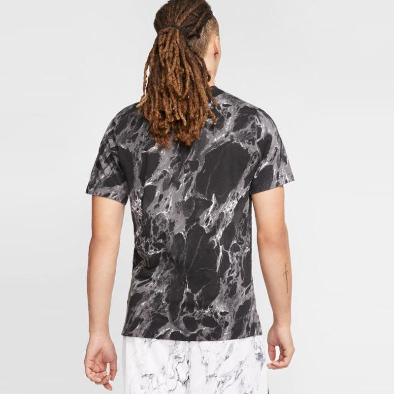 BAJU BASKET NIKE Fran Swoosh Tee All Over Print