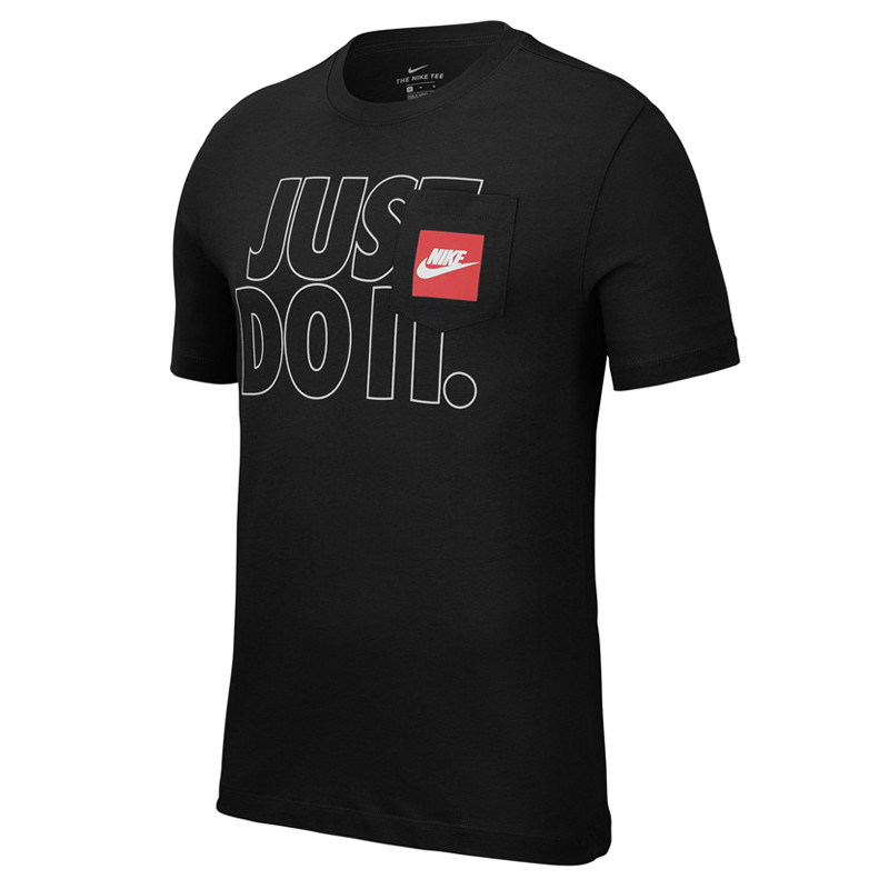 BAJU SNEAKERS NIKE Just Do It Outline Pocket Tee