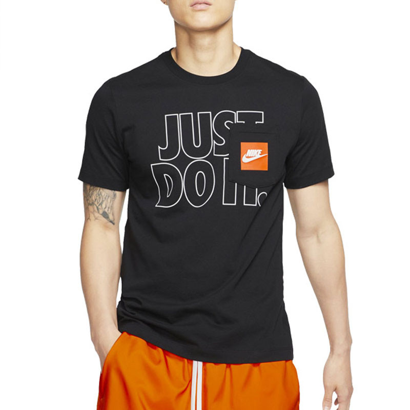 BAJU SNEAKERS NIKE Just Do It Outline Pocket Tee