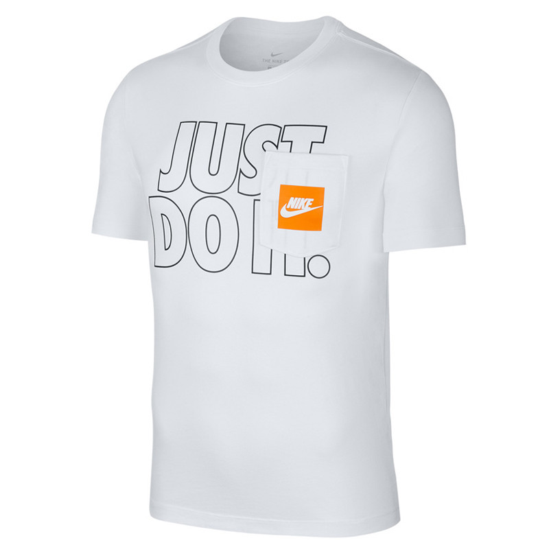 BAJU SNEAKERS NIKE Just Do It Outline Pocket Tee