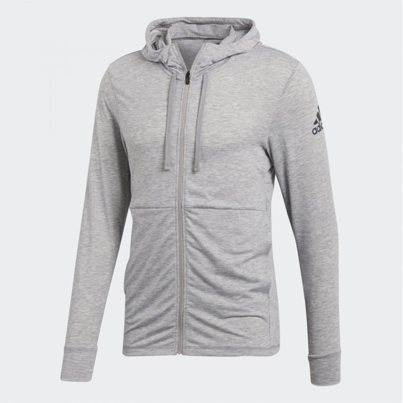 BAJU LARI ADIDAS Hooded Workout Track Jacket