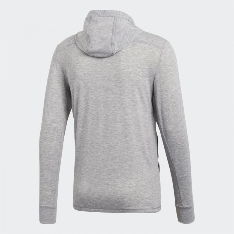BAJU LARI ADIDAS Hooded Workout Track Jacket