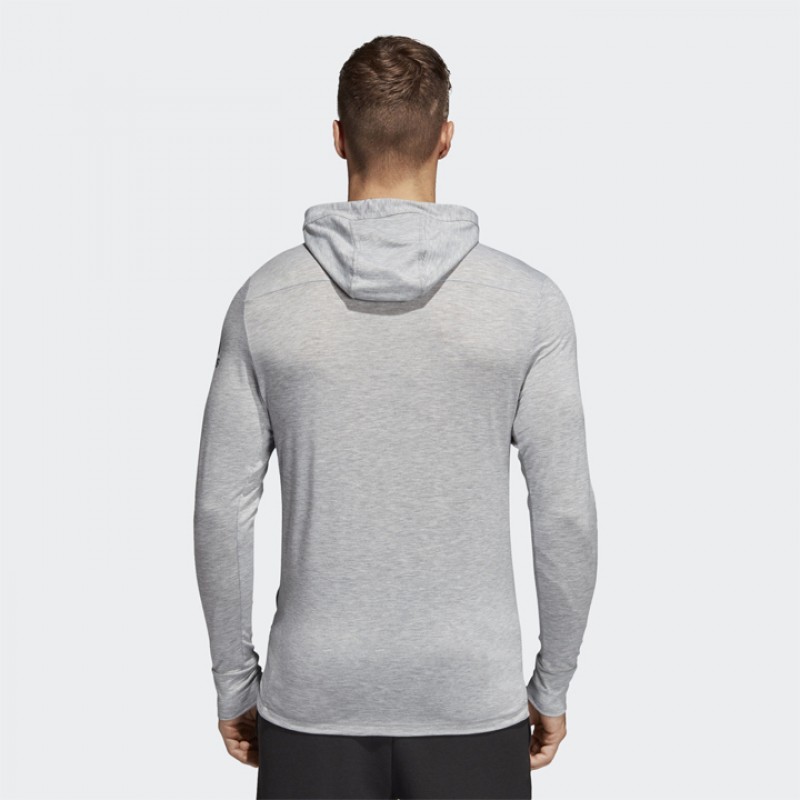 BAJU LARI ADIDAS Hooded Workout Track Jacket