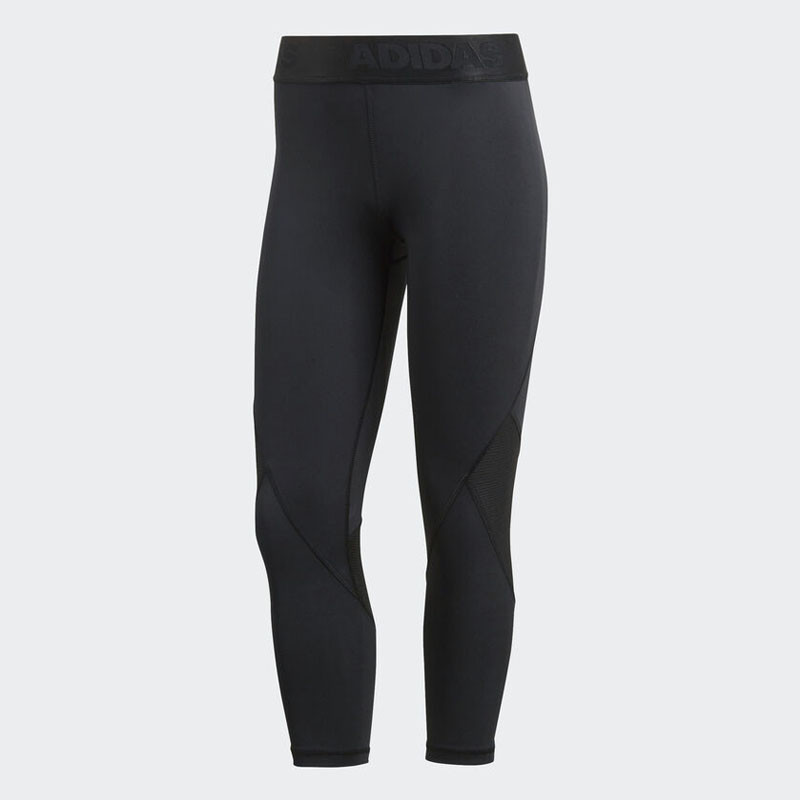 Celana Training Adidas Wmns Alphaskin Sport Quarter Tights Black