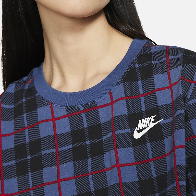 Wmns Sportswear Futura Plaid Crop Tee foto 3