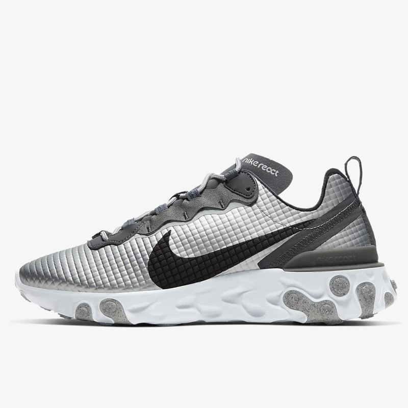 Nike react element 55 metallic silver online