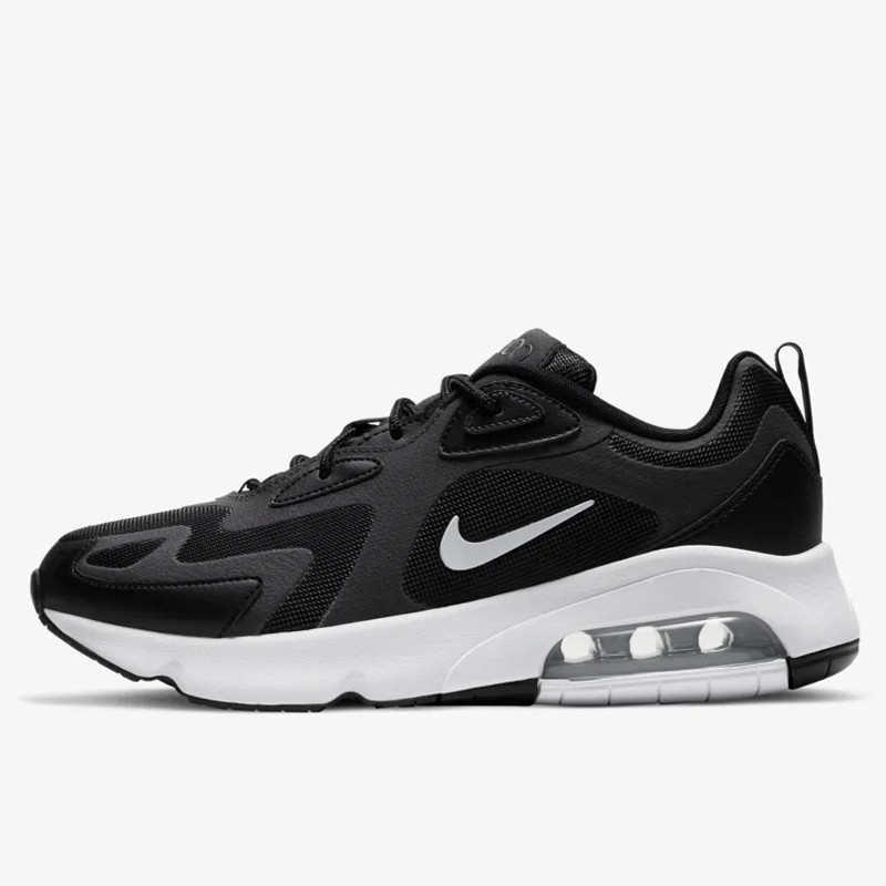 Nike white and black air max 200 trainers best sale