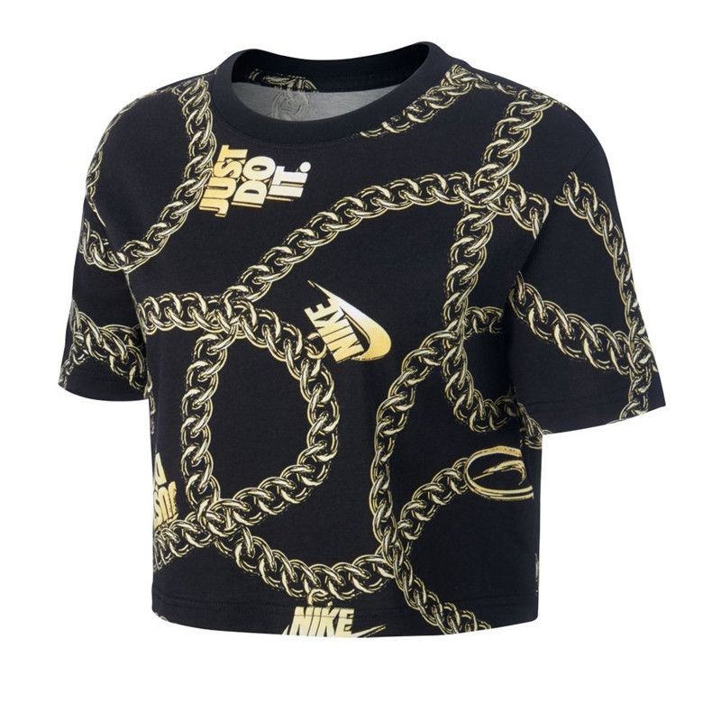 BAJU SNEAKERS NIKE Wmns Sportswear Tee Glam Dunk Crop