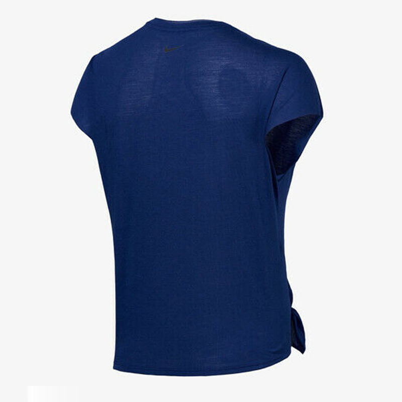 BAJU SNEAKERS NIKE Wmns Dry Side Tie Short Sleeves Top