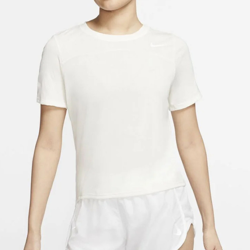 Baju Training Nike Wmns Icon Clash Dri-fit Tee Pale Ivory