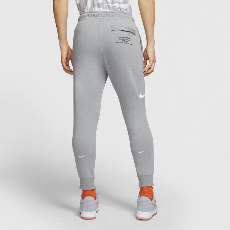 Celana Training Nike Sportswear Swoosh Pant French Terry Grey