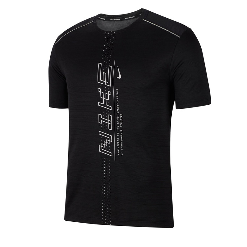 BAJU LARI NIKE Dry Miler Short Sleeve Po GF FF Tee