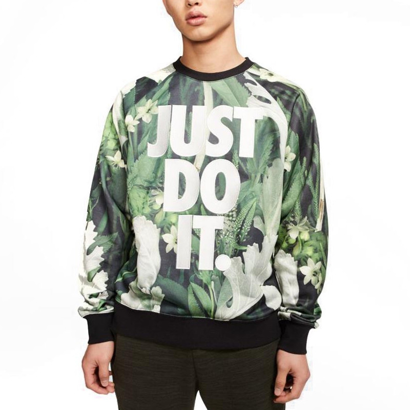 BAJU SNEAKERS NIKE JDI Floral Crew Sweatshirt