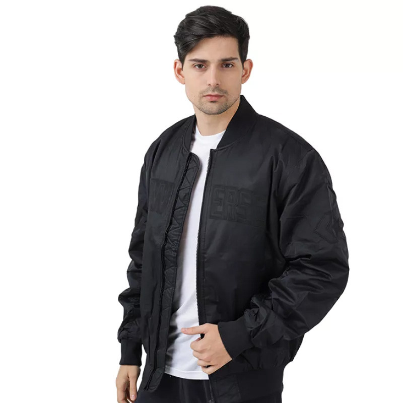 Twisted Varsity Knit Bomber foto 3