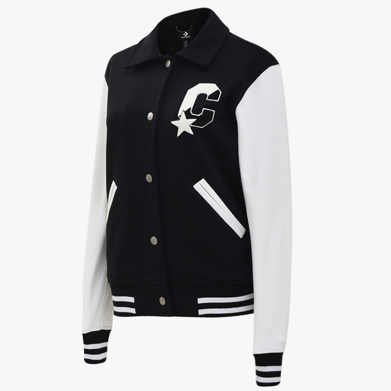 BAJU SNEAKERS CONVERSE Wmns Twisted Varsity Knit Jacket