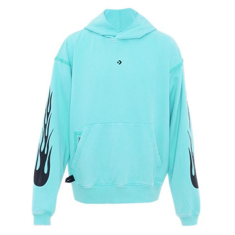 Baju Sneakers Converse Court Ready Hoodie Aqua