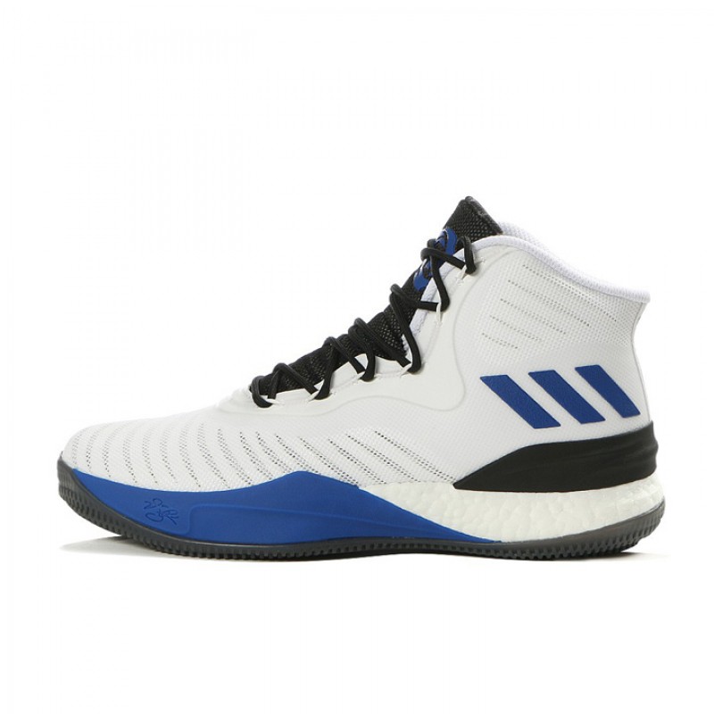 Sepatu Basket Adidas D Rose White Blue