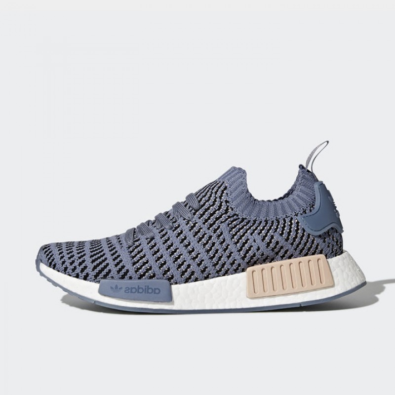 Sepatu Sneakers Adidas Wmns Nmd R1 Stlt Primeknit Blue