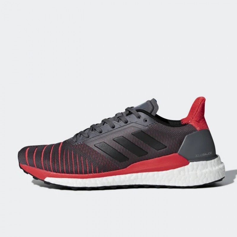 Sepatu Lari Adidas Solar Glide Boost Grey
