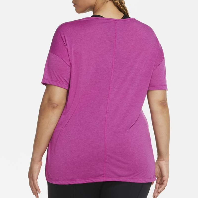 BAJU TRAINING NIKE Wmns Yoga Dry Fit Layer Short Sleeve Top