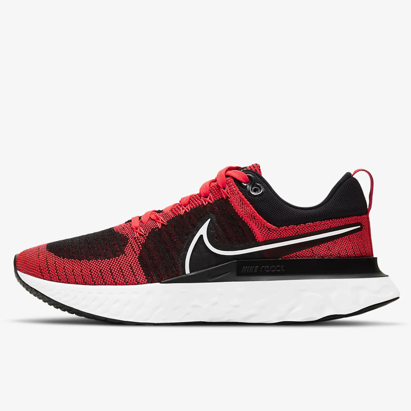 Jual SEPATU LARI Pria NIKE React Infinity Run Flyknit Black Red