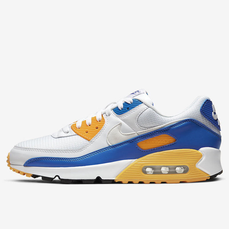 Jual SEPATU SNEAKERS Pria NIKE Air Max 90 White Varsity Royal