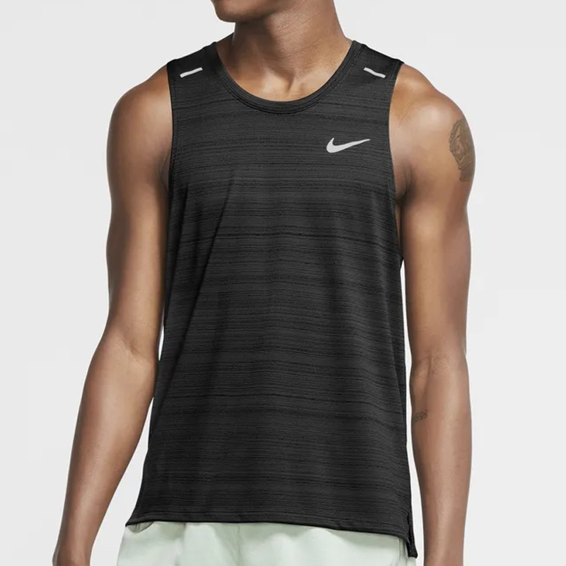 Baju Training Nike Dri Fit Miler Tank Black