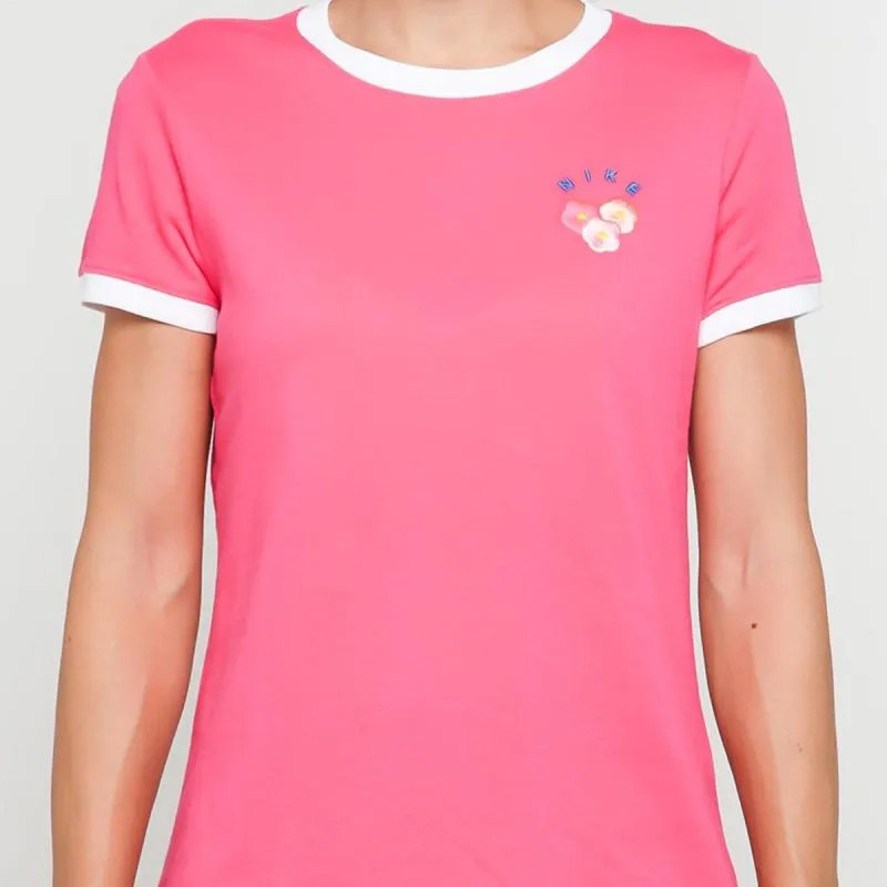 Wmns Floral 1 Ringer Tee foto 4